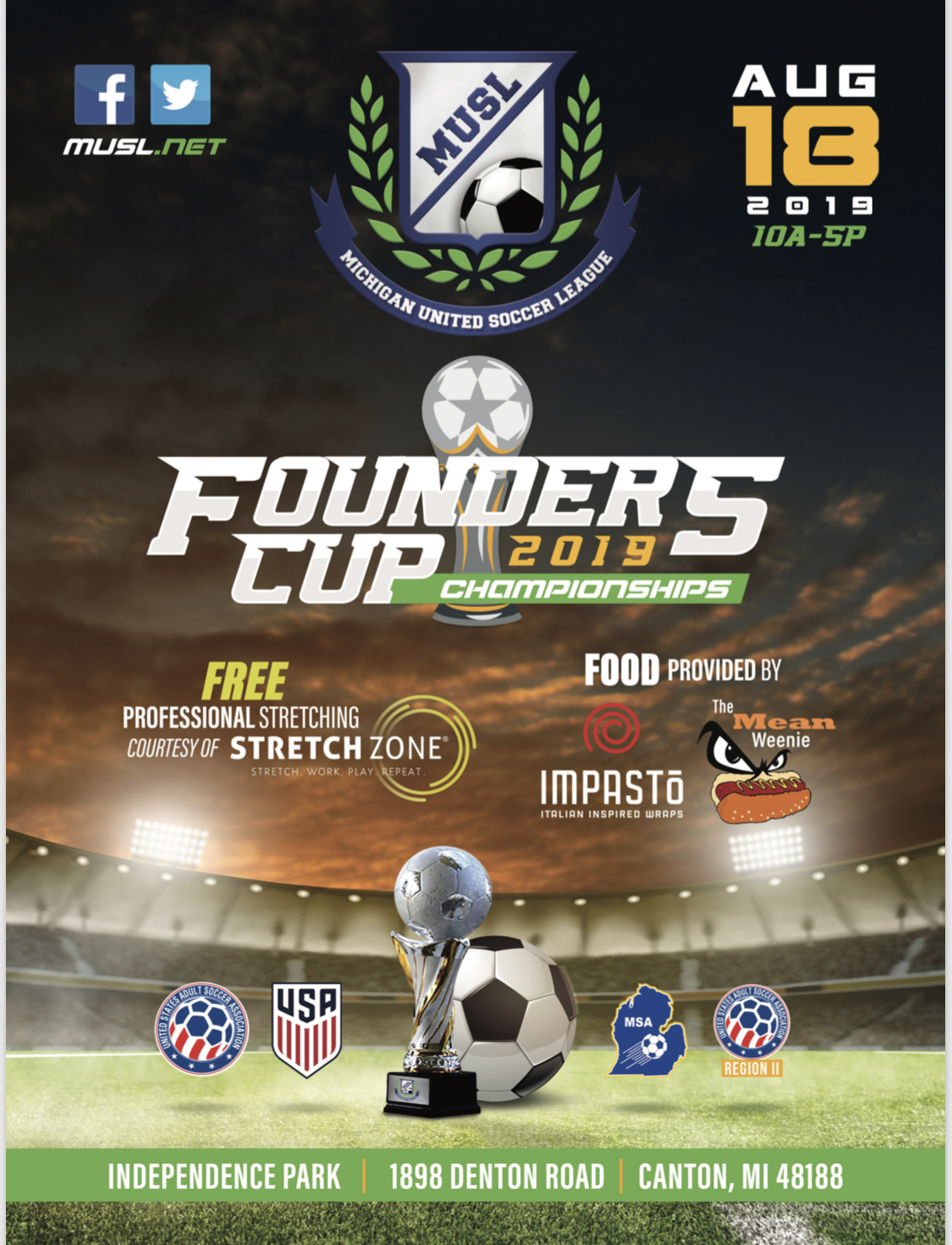 Founder's Cup Michigan United Soccer League